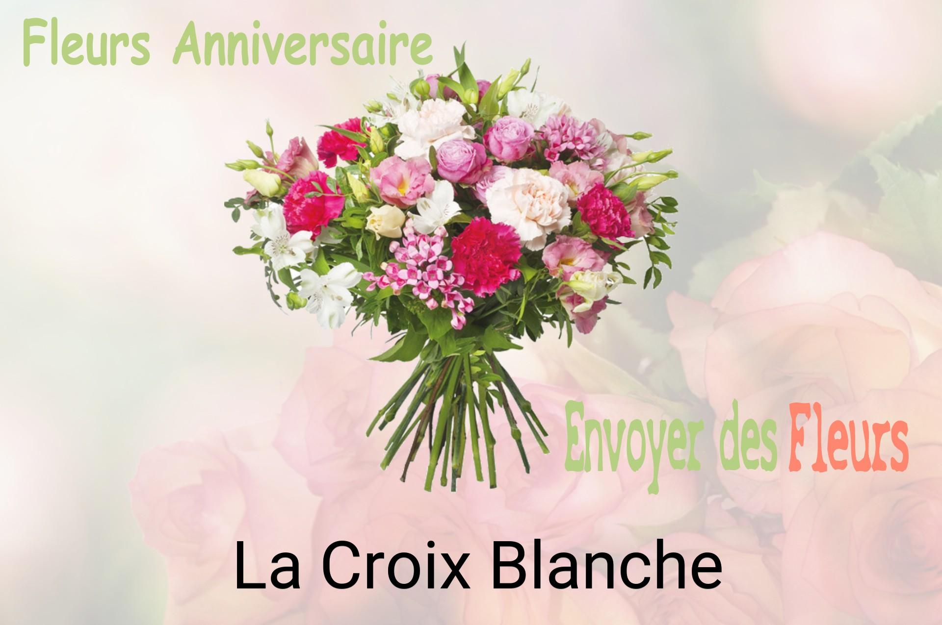 Bouquet de fleurs d’anniversaire livré à La Croix-Blanche