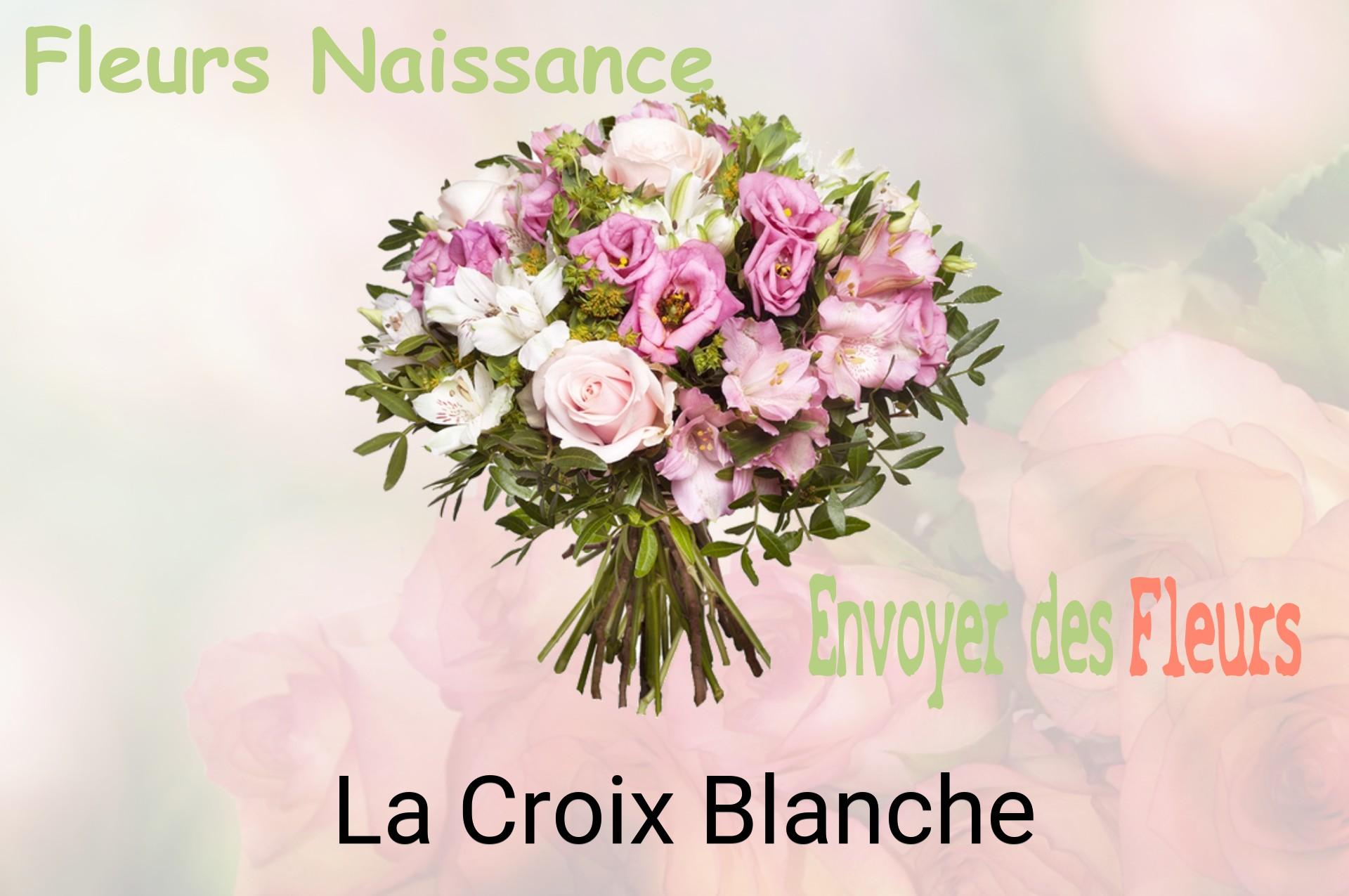 Bouquet de fleurs de naissance livré à La Croix-Blanche
