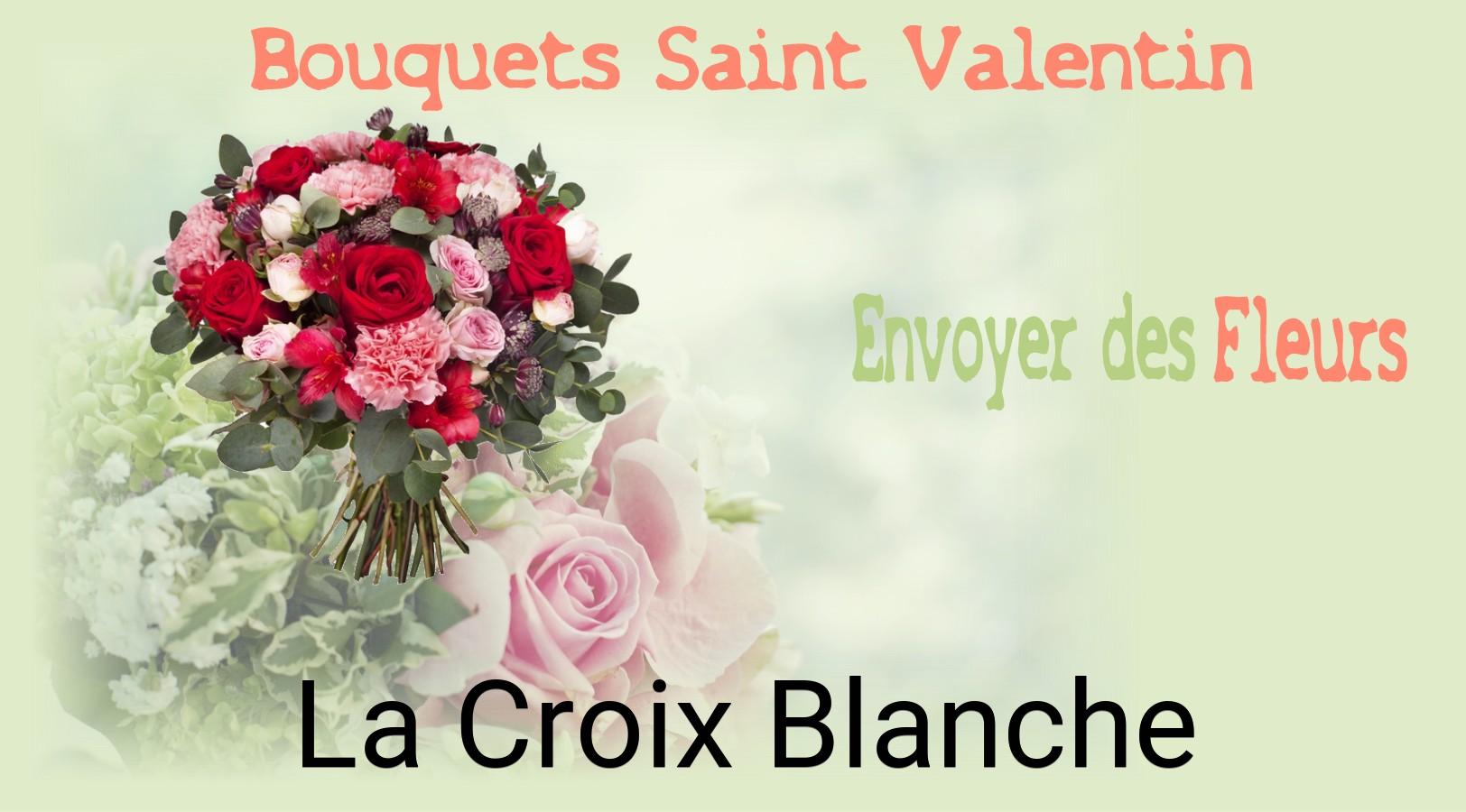 Roses de Saint-Valentin livrées à La Croix-Blanche